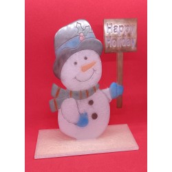 Resin Standing Snowman decoration