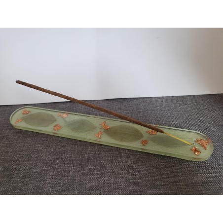 Resin Incense Stick - Autumn Leaf and light Green