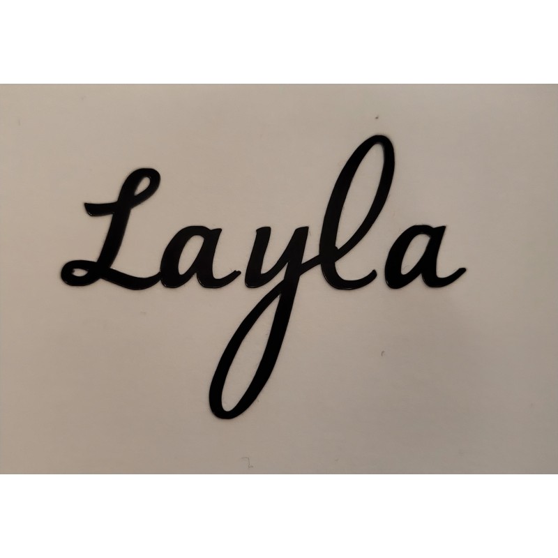 Vinyl Stickers - signature Script Font - Made to order