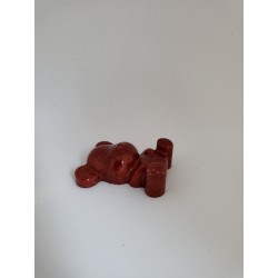 Resin Bear (Small) - Pocket Hug (Ruby Red)