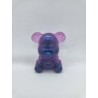 Resin Pocket Hug Bear (Blue with Clear Purple ears)