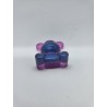 Resin Pocket Hug Bear (Blue with Clear Purple ears)