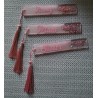 Custom - Resin Bookmarks with Name - Pink with Glitter