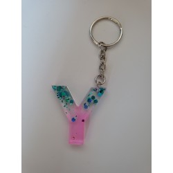 Resin Keyring Alphabet -...