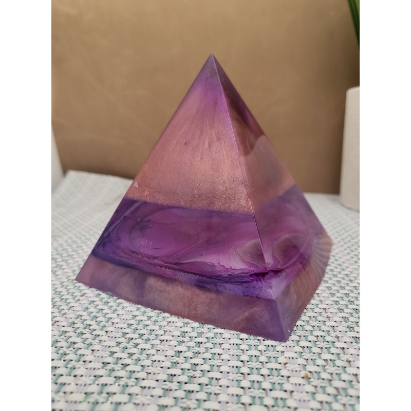 Custom 3D Resin Pyramid - 10cm in Height