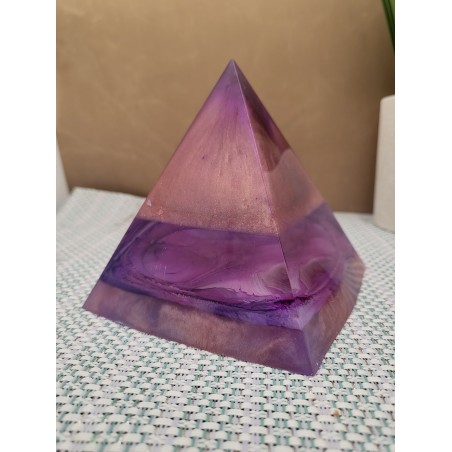 Custom 3D Resin Pyramid - 10cm in Height