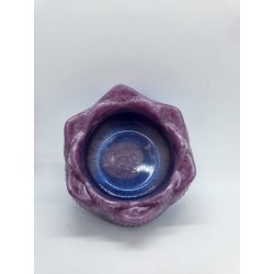 Resin Flower Pot - Purple and Blue