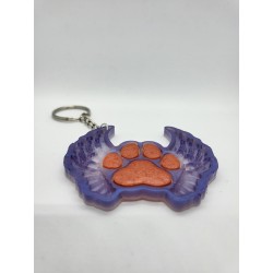 Resin Keyring - Paw with Wings