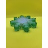 Resin - Xmas Snowflake - White and Green